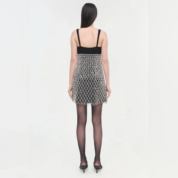 SIMKHAI Sallie Dress Size 4 $1,350.00 Embellished Beaded - Picture 4 of 16